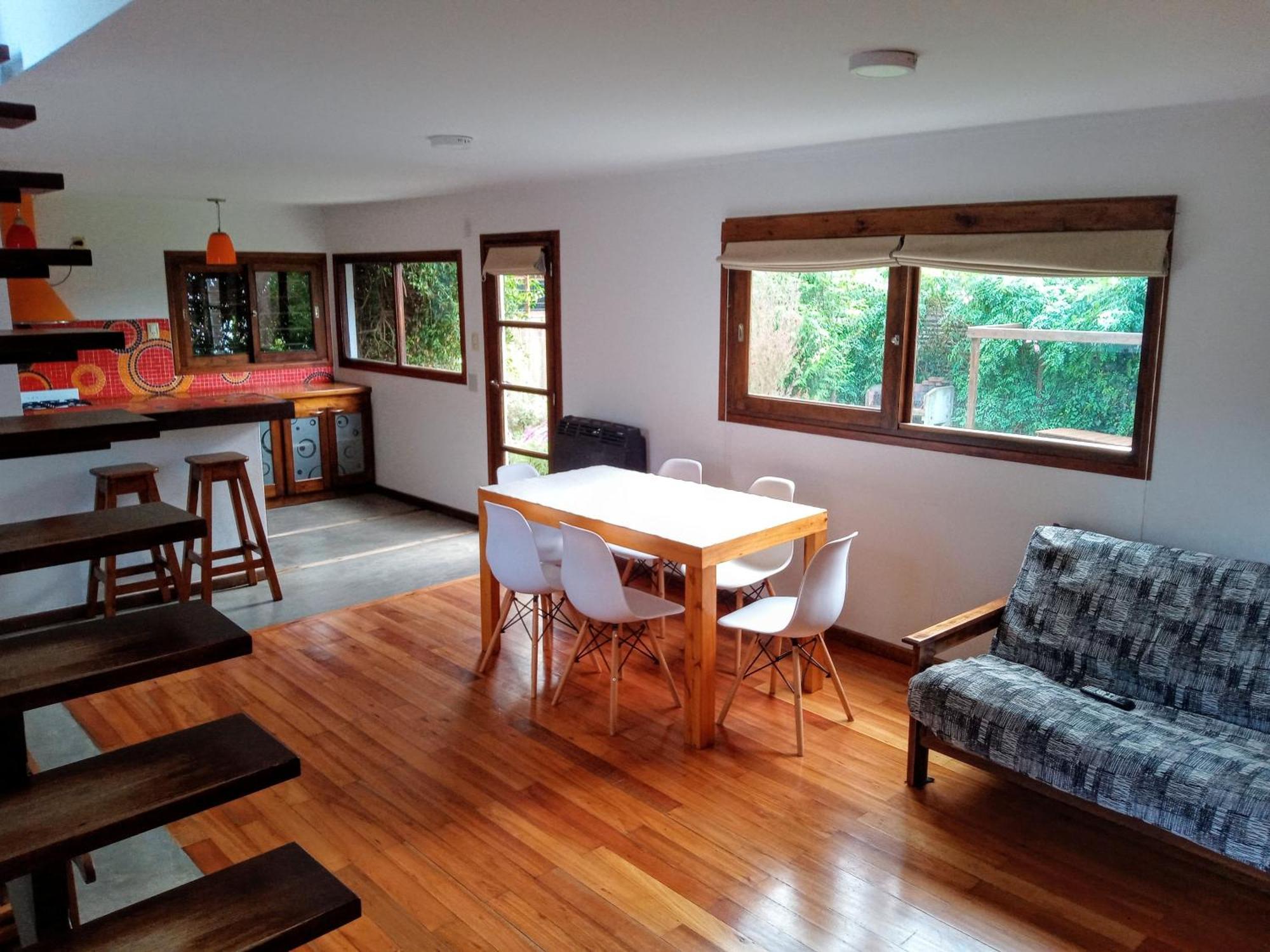 马德普拉塔Casita Moderna Frente Al Bosque公寓 外观 照片